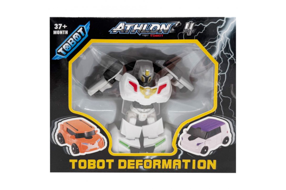 Машинка-трансформер "Tobot 2 в 1" 525-1(White) пластик