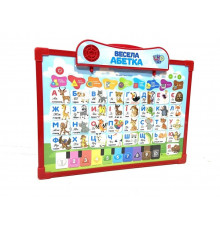 Интерактивная доска "Азбука" Limo Toy SK 0020 двухсторонняя Укр Красный