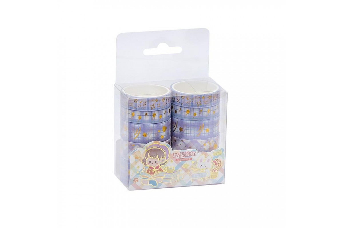 Набір декоративний скотч XM-JD2264-2-2 в наборі 10 шт