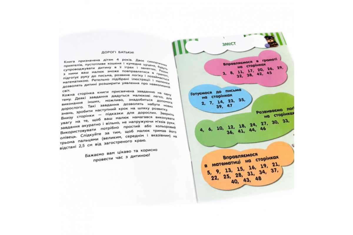 Обучающая книга Соображальчики для малышей 4 года 108201