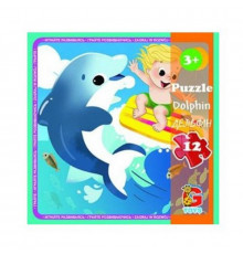 Дитячий пазл "В океані" LO3, 12 елементів