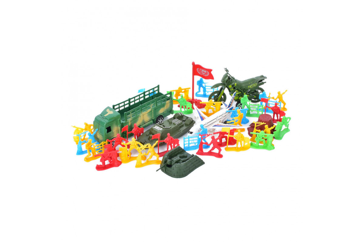 Ігровий набір Солдатики Bambi 8899-39-40 з транспортом Вид 2