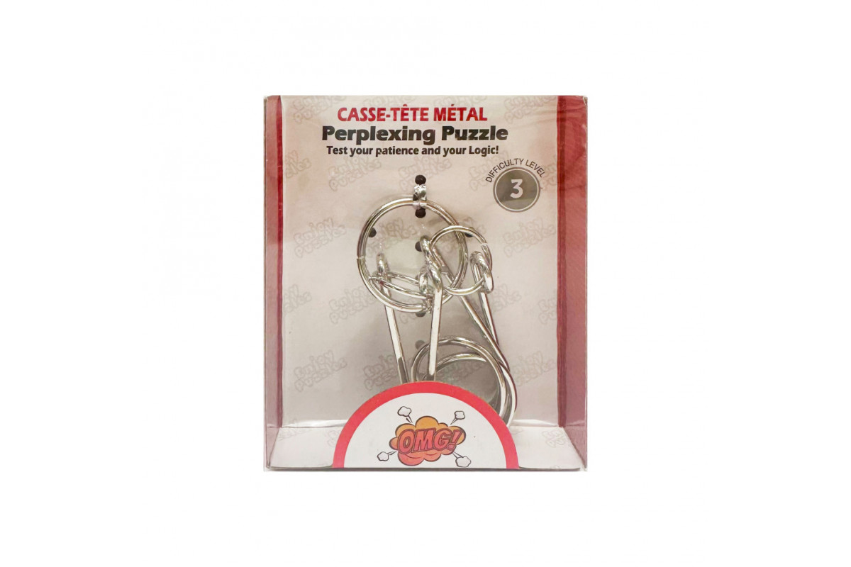 Металлическая головоломка "Perplexing puzzle" 5562D-5, 3 сложность