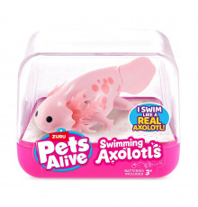 Інтерактивна іграшка Аксолотль Pets & Robo Alive 9556A, рожевий