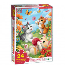 Пазл дитячий Грайливі кошенята 88243, 24 великих елементи