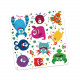 Набор для творчества "Монстрики" VT4206-52, 10 наклеек на планшетке