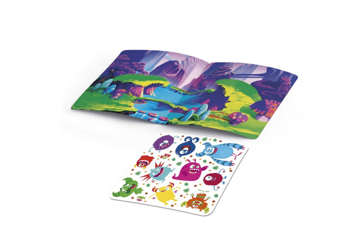 Набор для творчества "Монстрики" VT4206-52, 10 наклеек на планшетке