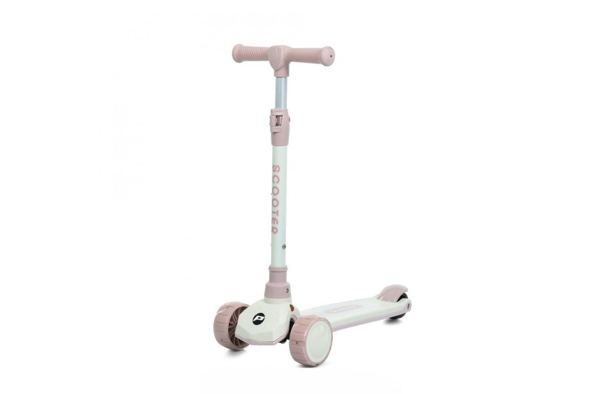 Самокат дитячий триколісний JR3-124-P, колеса зі світлом