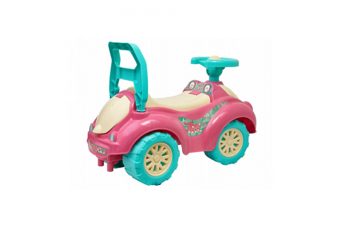 Машинка-каталка толокар для прогулок ТехноК 0823TXK Розовая