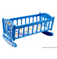 Кроватка для куклы Барби S0013 качалка   S0013(Blue)