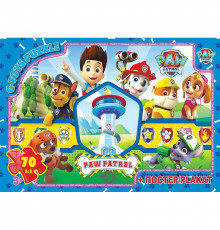 Детский пазл "Paw Patrol" PW08908 плакат 70 элементов