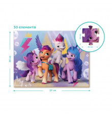 Детские Пазлы My Little Pony "Пиключения с подружками" DoDo 200306 30 элементов