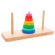 Дерев'яна іграшка Пірамідка MD 1870, 8 кілець