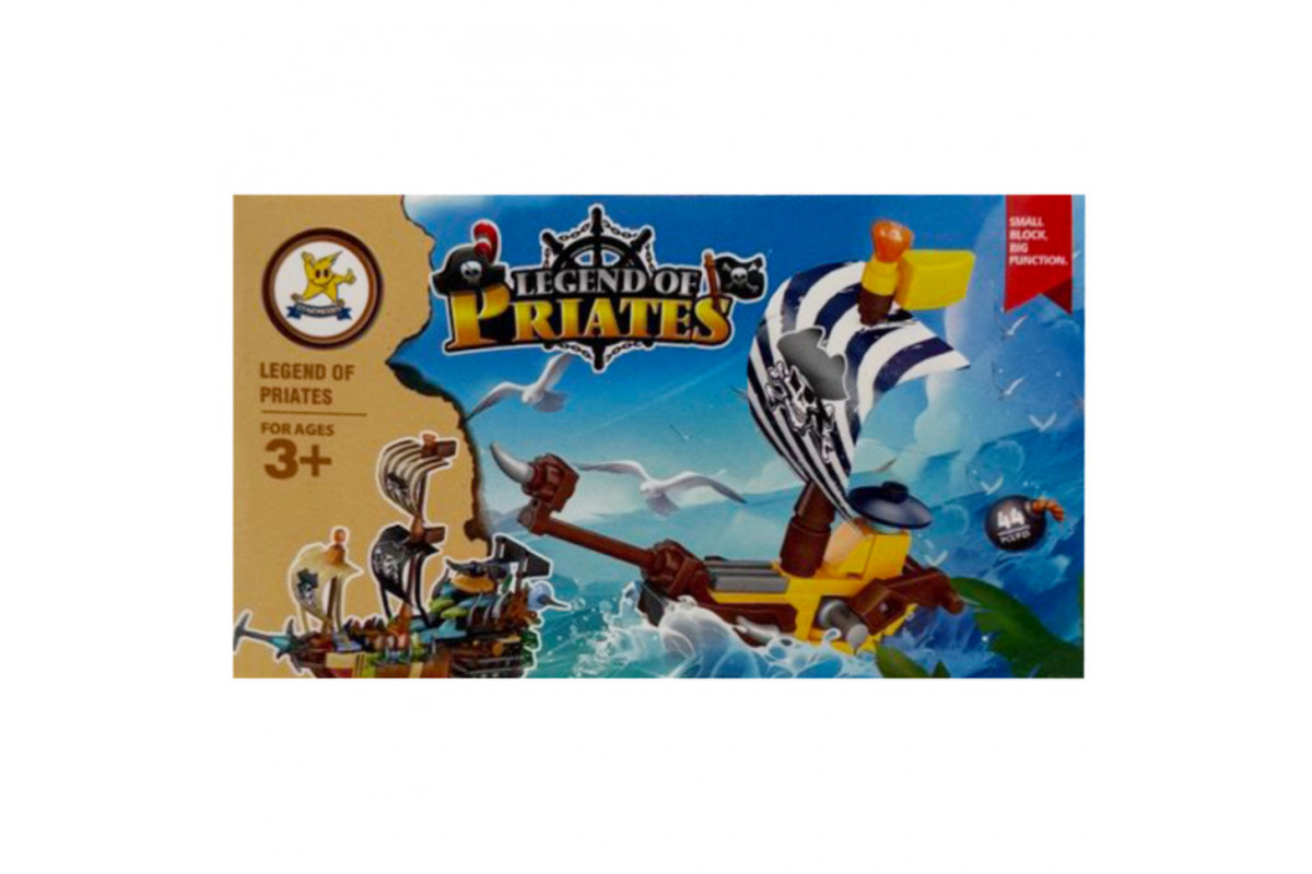 Конструктор детский "Legend of Priates" SM194B-10, 44 детали