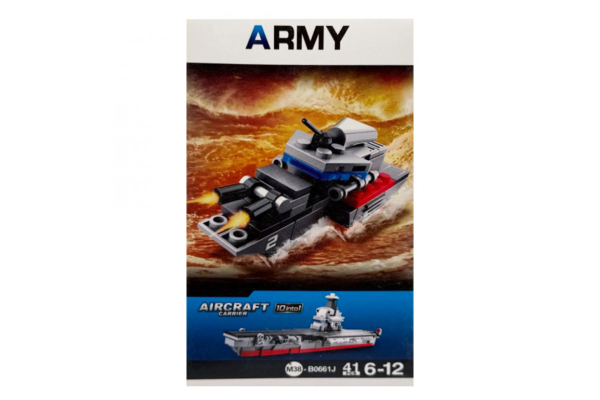 Детский конструктор "Aircraft carrier" M38-B0661-10, 41 деталь