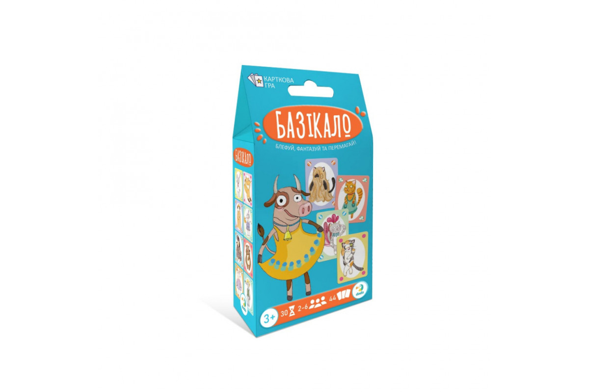 Настільна карткова гра для дітей "Базікало" 301236, 2-6 гравців