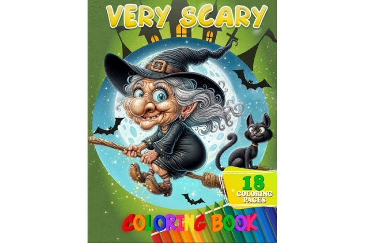 Розмальовка для дітей Very Scary А05122404 формат А4