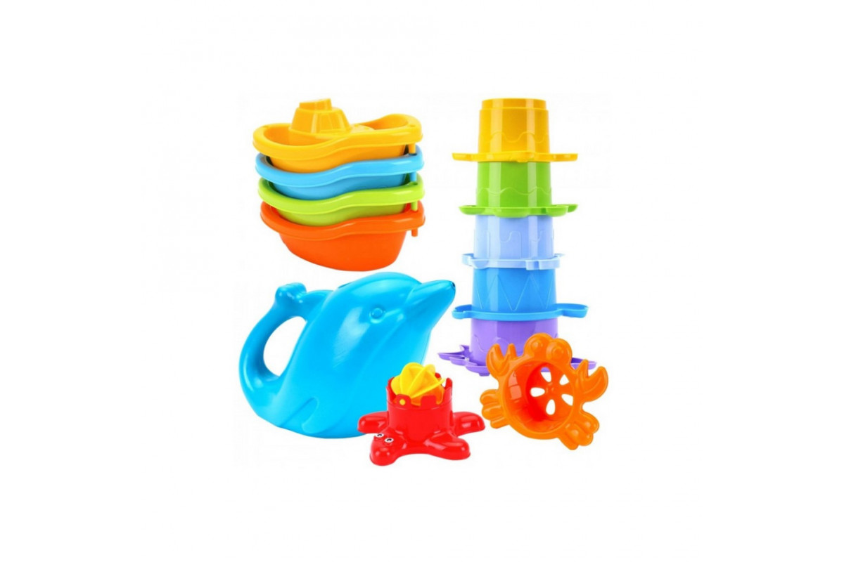 Дитячий набір іграшок для ванної 7679TXK 12 предметів у комплекті