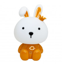 Ночник детский "Зайка с короной" MGZ-1405(Orange) сетевой, питание от USB