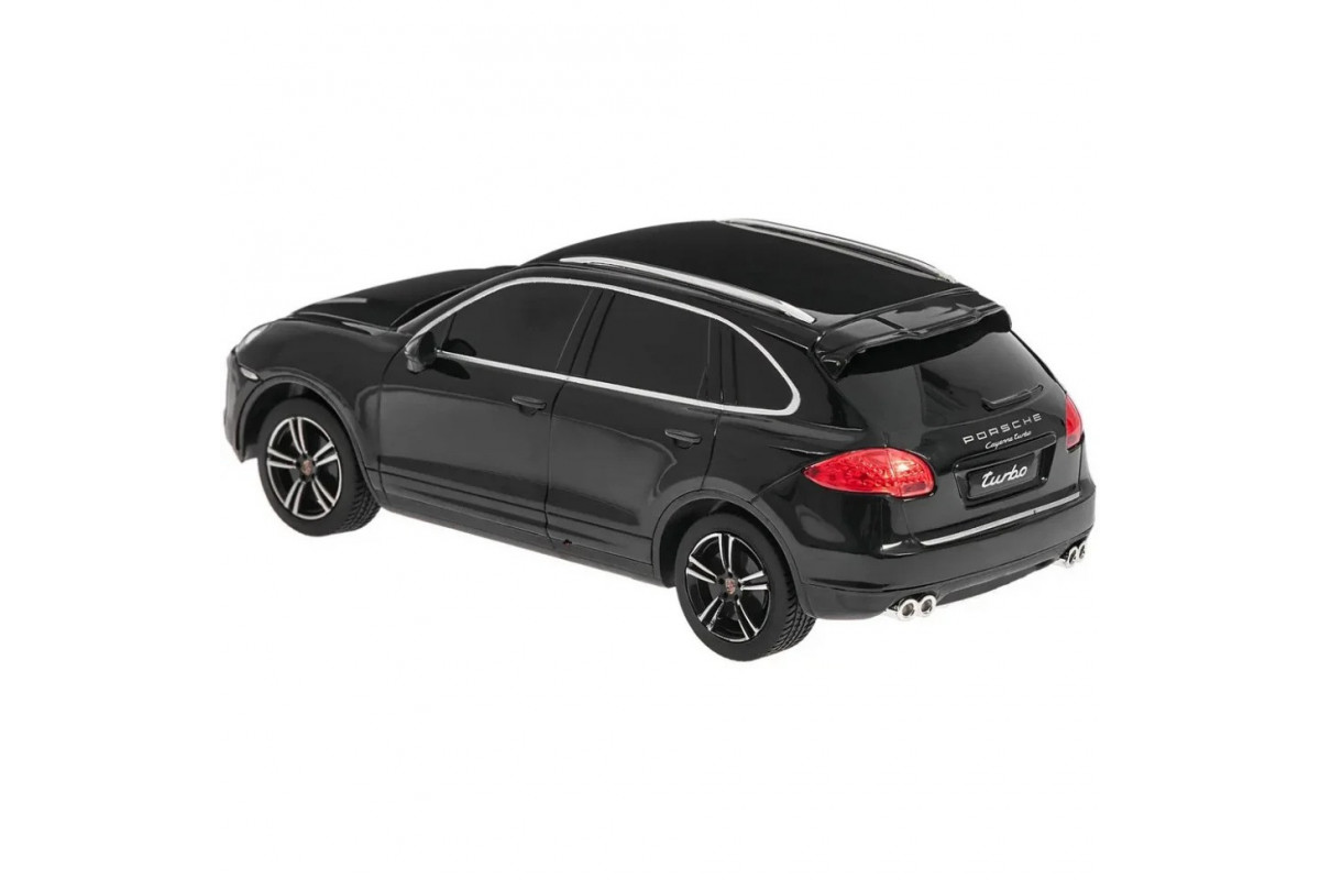 Машинка на радиоуправлении "Porsche Cayenne Turbo" Rastar 46100 черный, 1:24