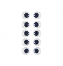 Пластикові очі для іграшок PE-012, 12 мм, 10 штук в упаковці