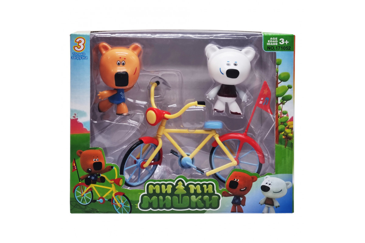 Ігровий набір Ве-ве-ведмедики на велосипеді 171052, 2 фігурки