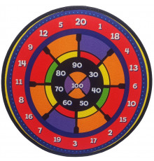 Дартс детский MR 0352-2 на липучке, мячики 2 шт, дротики 2 шт