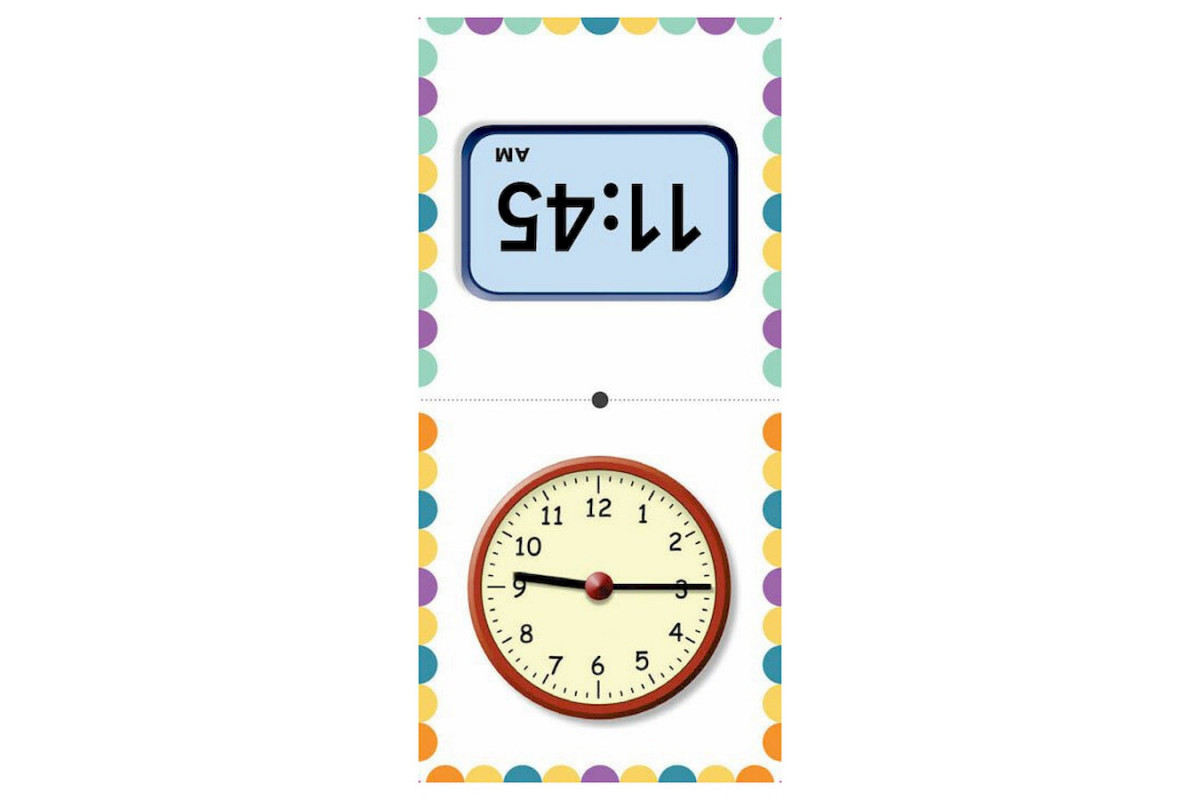 Математическое домино "Изучаем время" 1348003, 72 карточки