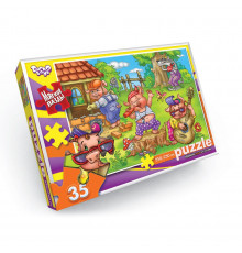 Мягкие пазлы "Три поросёнка" S35-10-10, 35 элементов