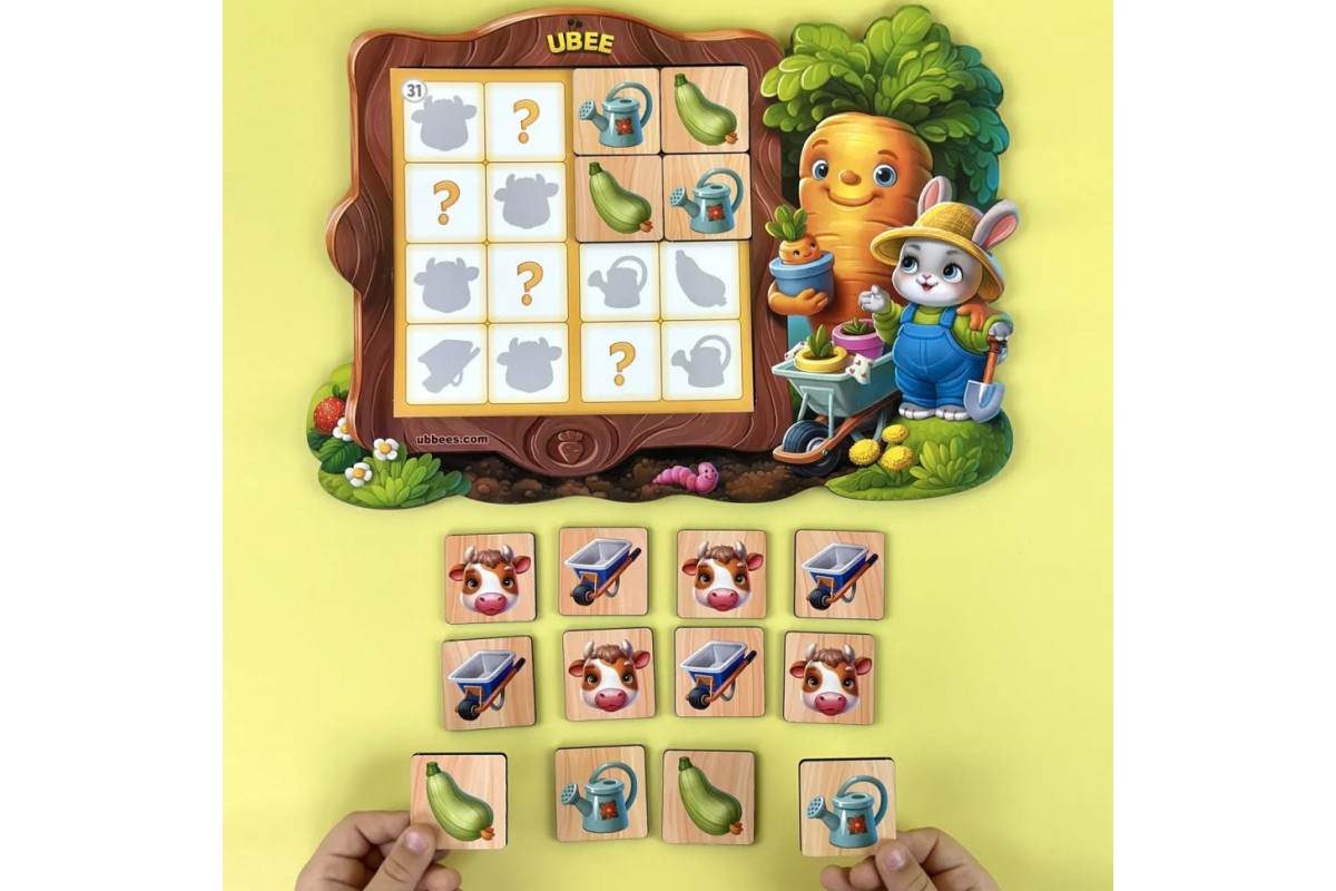 Детская настольная игра "Судоку" (ПСД297) PSD297, 70 фишек