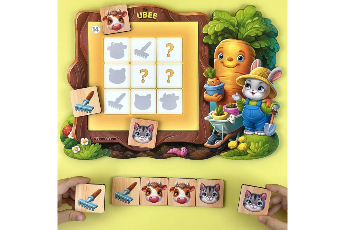 Детская настольная игра "Судоку" (ПСД297) PSD297, 70 фишек