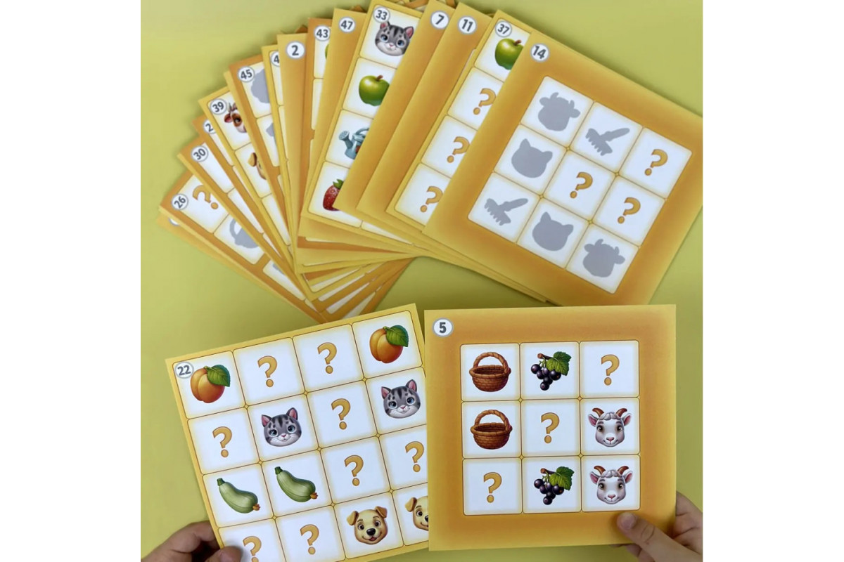 Детская настольная игра "Судоку" (ПСД297) PSD297, 70 фишек