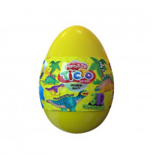 Набір креативної творчості "Тісто для ліплення Master Do" Dinosaurs EGGS ТМD-08-01U  Жовтий