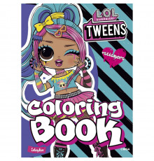 Детская книга-раскраска "Tweens Emma Emo" LCB8 со стикерами