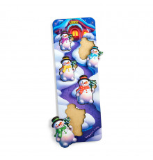 Розвиваючий пазл-вкладиш "Сніговики" (ПСД227) PSD227 більше-менше