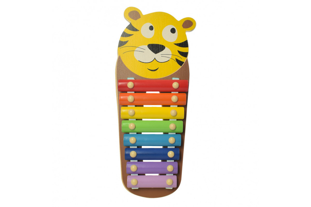 Детская игрушка Ксилофон WW-189 деревянный Тигр