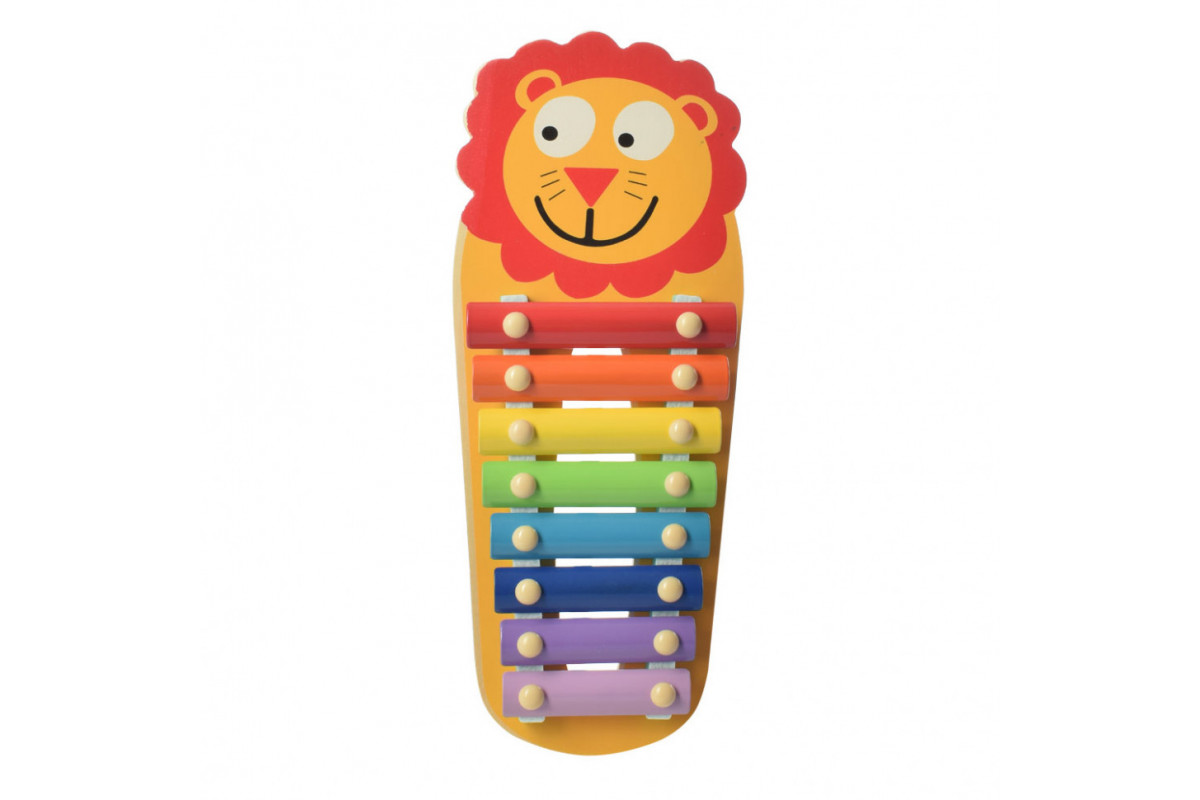 Детская игрушка Ксилофон WW-189 деревянный Лев