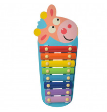 Детская игрушка Ксилофон WW-189 деревянный Коровка