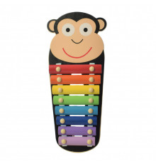 Детская игрушка Ксилофон WW-189 деревянный Обезьяна
