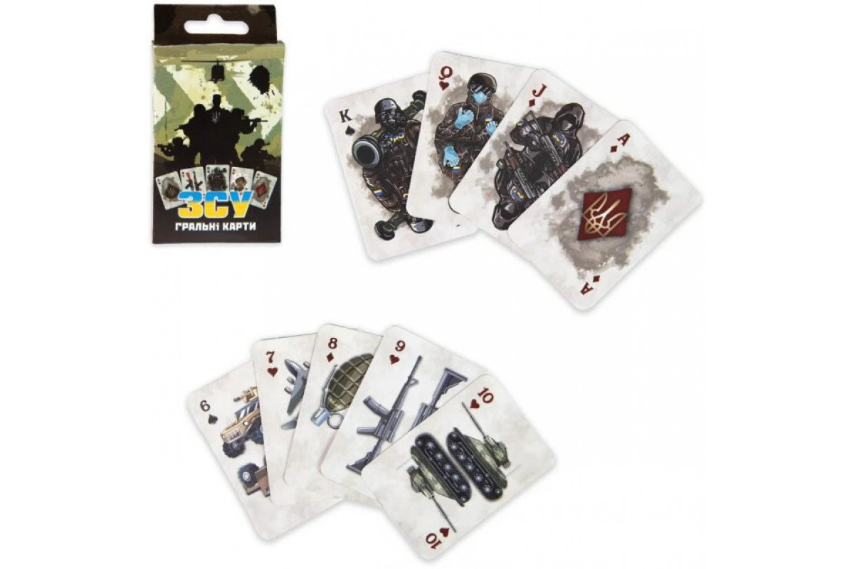 Гральні карти "ЗСУ" Strateg 30287 Укр
