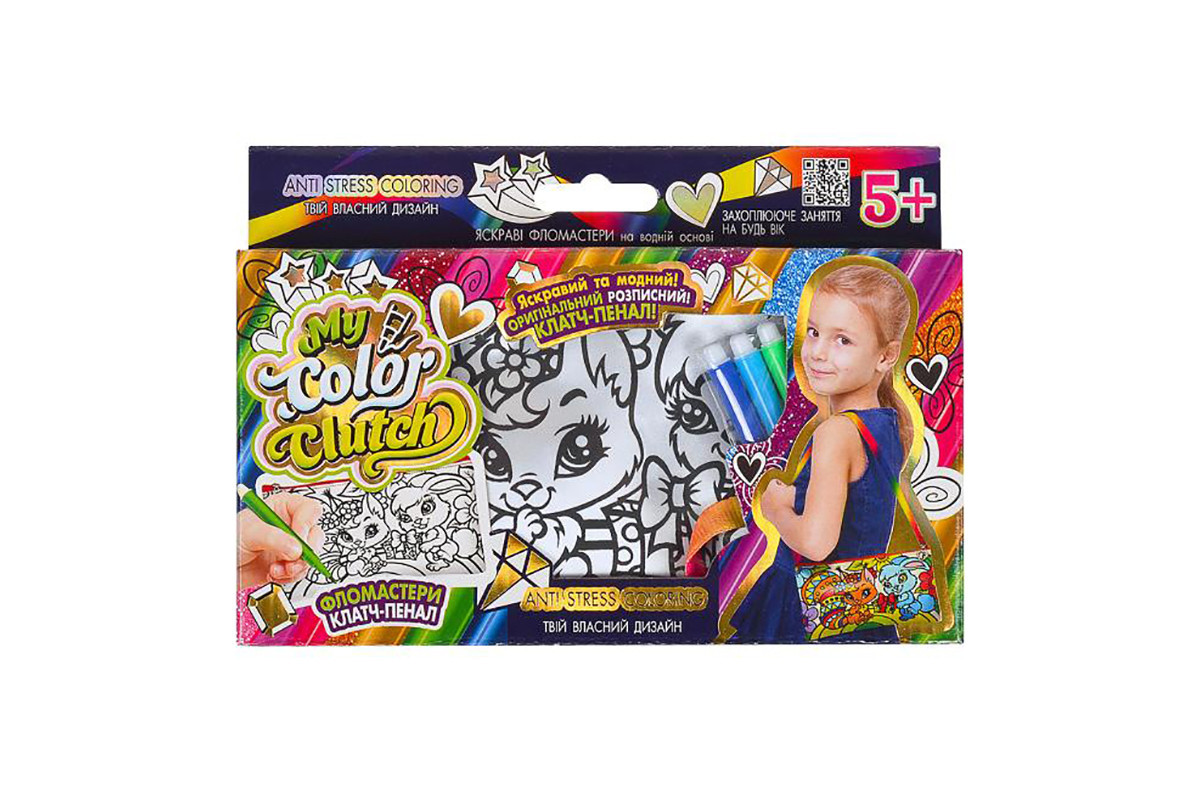 Набір для творчості "My Color Clutch" CCL-02-01U...06U з фломастерами Вид 6