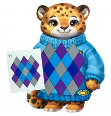 Розвиваючий пазл-вкладиш "Гепард" (ПСД289) PSD289