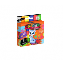 Маленький мел для рисования на асфальте MEL-02-01, 6 шт