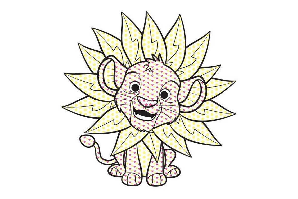 Раскраска детская Цветной буль Disney "Малыш. Король Лев" Ранок 1370008