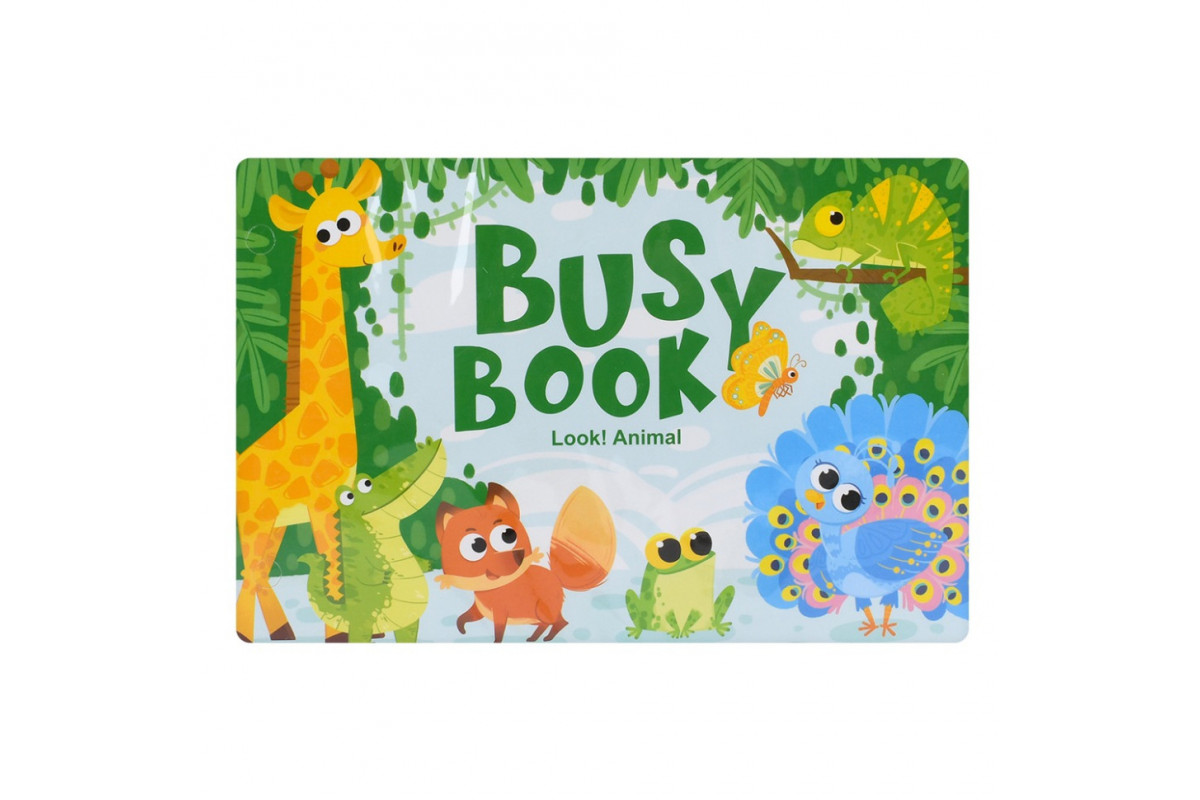 М'яка розвиваюча іграшка-книжечка "Busybook" 557-581-583-2