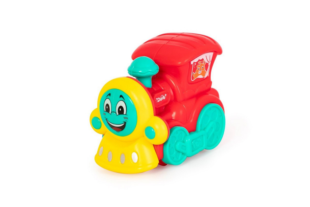 Детская игрушечная машинка "Паровозик" 8620_паровозик_червоний