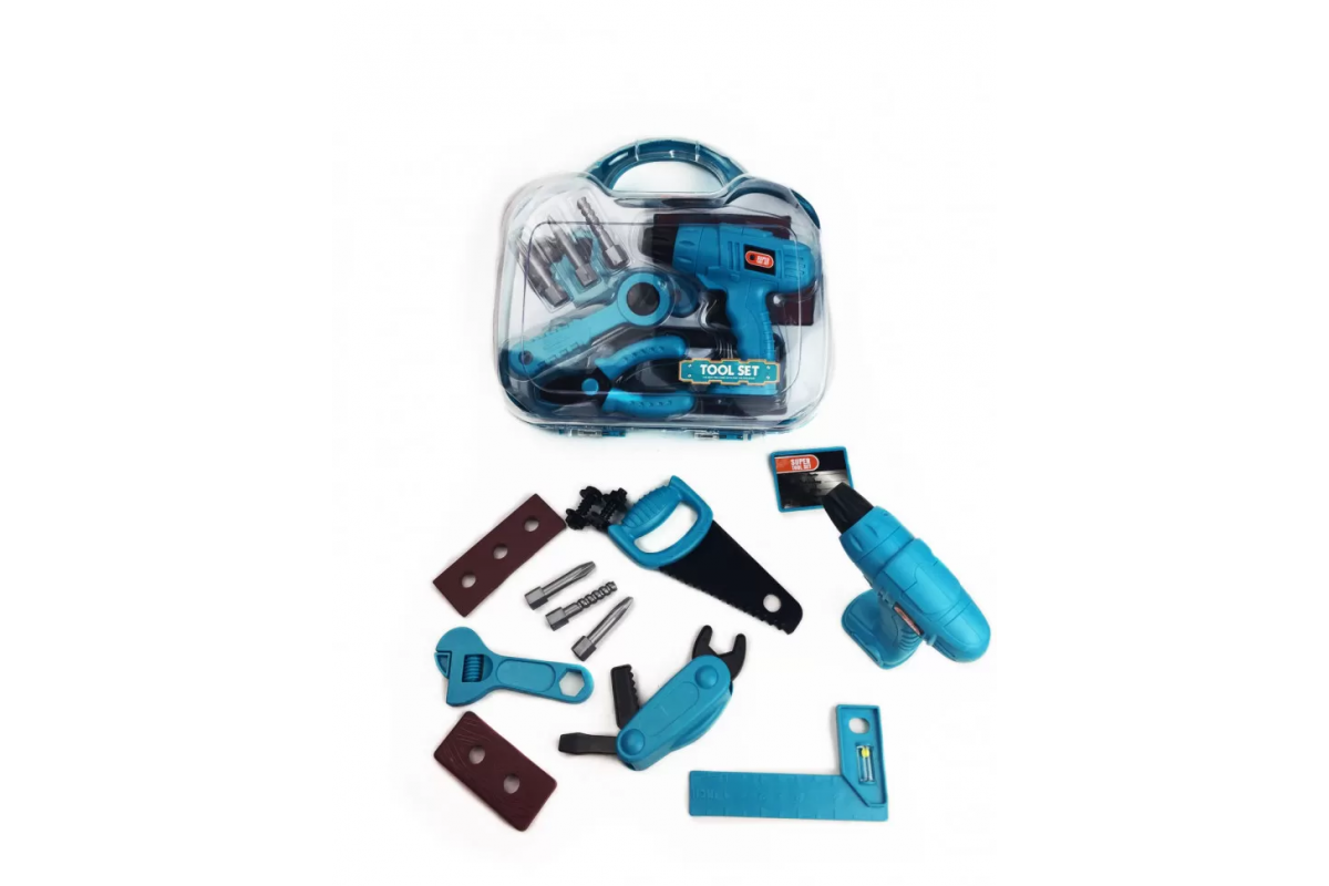 Детский игровой набор инструментов 6601-1/2 в чемодане 6601-2