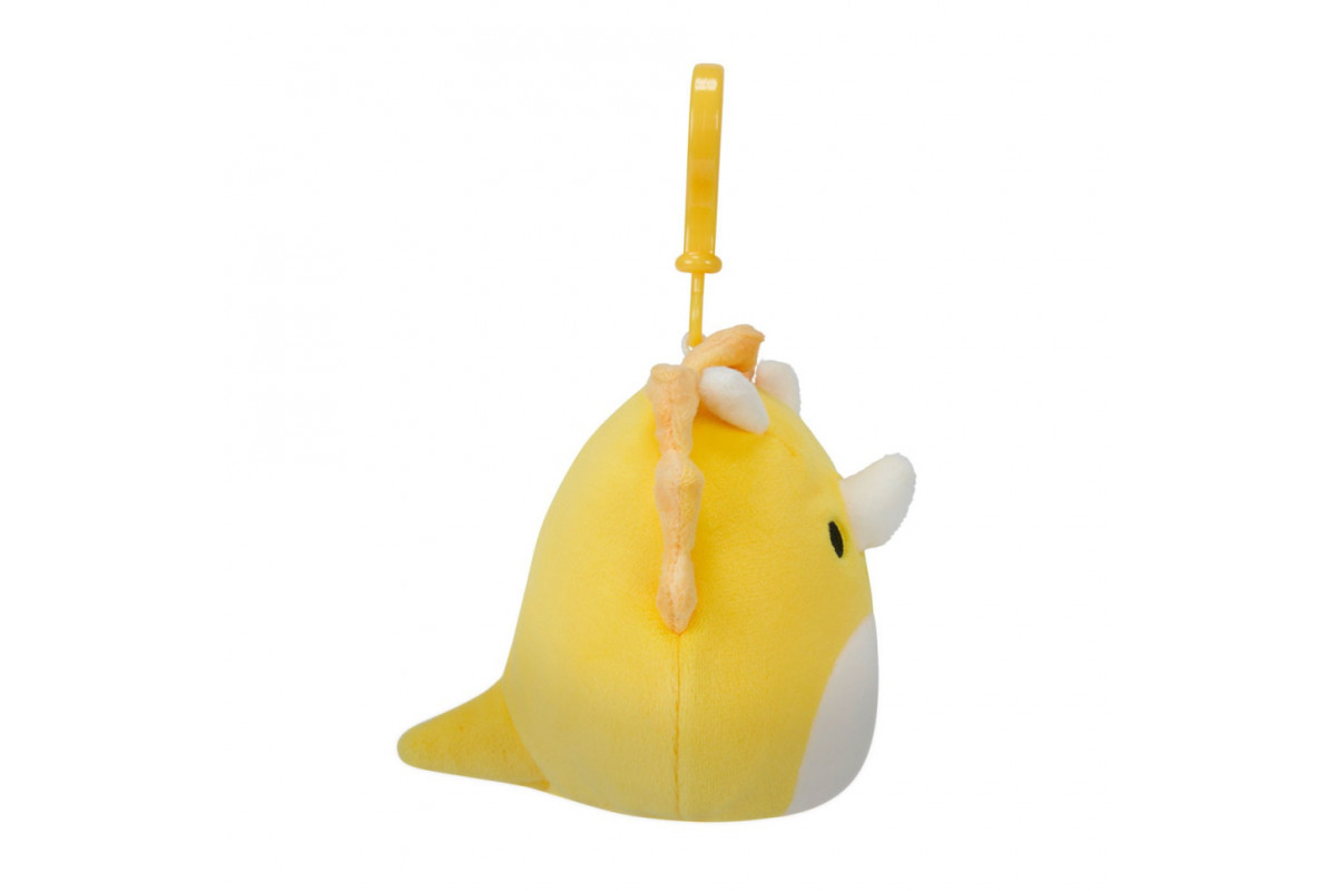 Мягкая игрушка на клипсе "Трицератопс" Squishmallows SQCP00216, 9 см