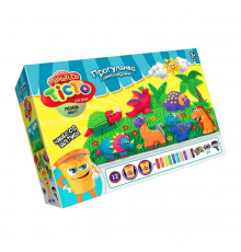 Набір для творчості "Тісто для ліплення Master Do" TMD-07-01-04U укр  Прогулянка з динозаврами