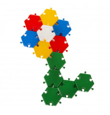 Дитяча мозаїка-пазл №3 1-144, 40 деталей Ø60мм